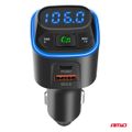 FM transmitter 1×USB-A 2×USB-C 12/24V AMiO-04651