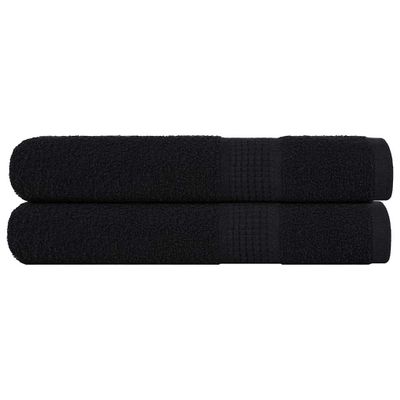 vidaXL Uteráky FROGN 2 ks čierne 100x200 cm 360 g/m²