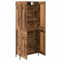 vidaXL Highboard 2 ks Staré drevo 69,5 x 34 x 180 cm Kompozitné drevo
