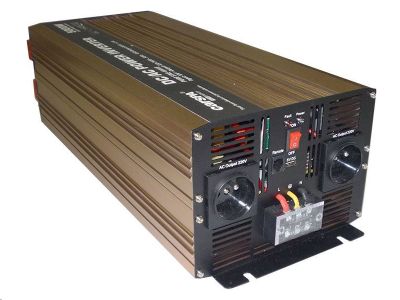 Menič napätia CARSPA P5000 24V/230V 5000W USB, čistá sínusovka