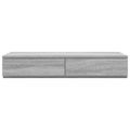 vidaXL Zásuvky pod posteľ Sivý Sonoma 75 x 36,5 x 16,5 cm