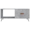 vidaXL Konferenčný stolík betónovo sivý 90x50x40 cm kompozitné drevo