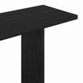 vidaXL Stenná polica Čierny dub 61 x 15 x 102 cm Kompozitné drevo