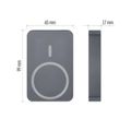 Powerbanka EMOS WI 1046 /B0551GY/, 10 000 mAh, 20 W + Wireless, sivá