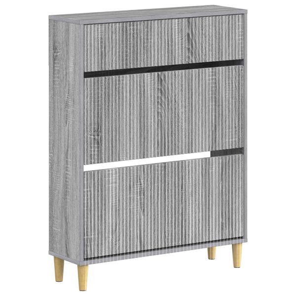 vidaXL Skriňa na topánky ARNHEM 78 x 24 x 103 cm Kompozitné drevo