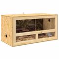 vidaXL Terárium Hnedá 80 x 40 x 40 cm OSB