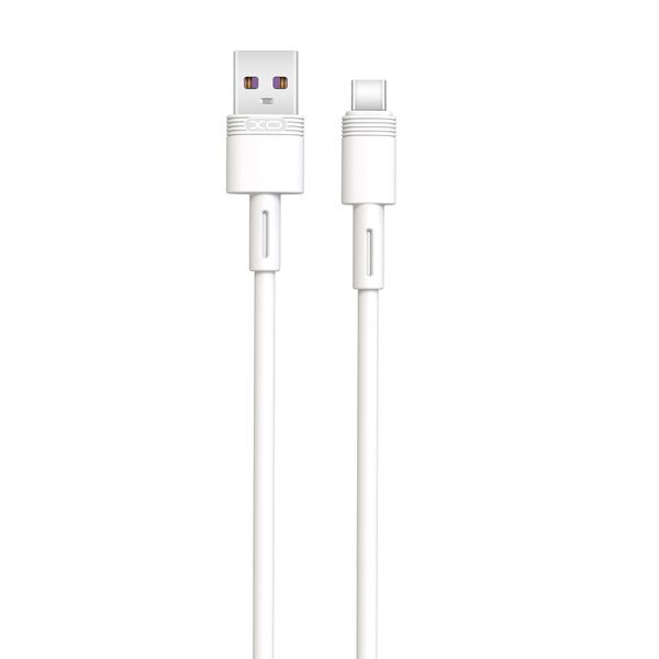 XO kábel NB-Q166 USB - USB-C 1,0 m 5A biely