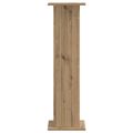 vidaXL Stojan na rastliny 2 ks Dub artisan 30,5 x 30 x 100,5 cm