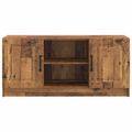vidaXL TV skrinka Staré drevo 102 x 34,5 x 47 cm Kompozitné drevo