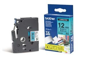 Brother - Originálna kazeta s páskou TZE-531, modrá/čierna, šírka 12 mm
