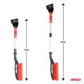Škrabka s metličkou, teleskopická 75-94cm AMiO-04150