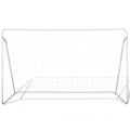 vidaXL Futbalové bránky oceľové 2 ks 240x90x150 cm