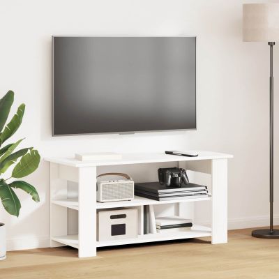 vidaXL Stojan na televízor Biela 100 x 40 x 50 cm