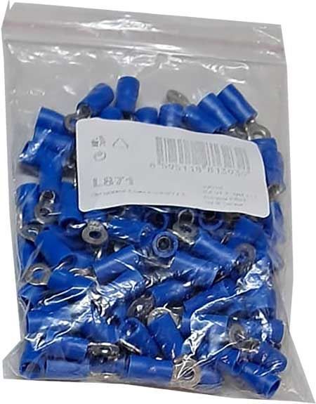 Oko káblové 3,2 mm modré (RV 2-3), balenie 100 ks