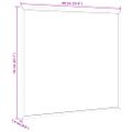 vidaXL Korková tabuľa s rámom z masívneho borovicového dreva 60x55 cm