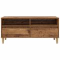 vidaXL TV skrinka 100 x 34,5 x 44,5 cm Staré drevo Kompozitné drevo