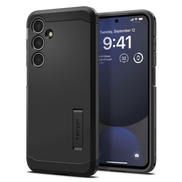 Obal Spigen Tough Armor pre Samsung Galaxy S24 FE čierny