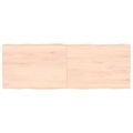 vidaXL Stolová doska 140x50x(2-6) cm neošetrený masív živé hrany