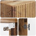 vidaXL Sada skríň 2 ks 33 x 34,5 x 87 cm Kompozitné drevo Staré drevo