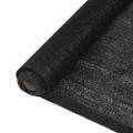 vidaXL Tieniaca sieť HDPE 2x50 m čierna