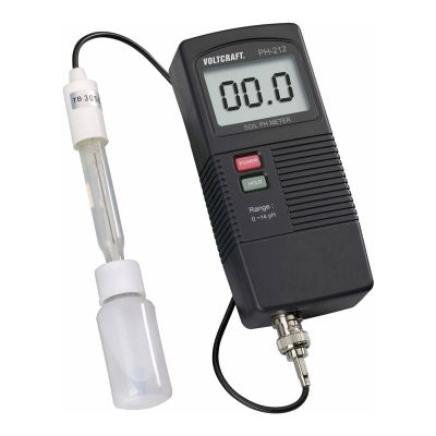 pH meter VOLTCRAFT PH-212 sada pre analýzu pôdy, 0-13 pH