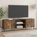 vidaXL TV skrinka 150 x 31 x 50 cm Dymový dub Kompozitné drevo