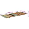 vidaXL Obdĺžniková stolová doska 60x140cm, 15-16 mm, recyklovaný masív