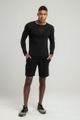Tričko s dlhým rukávom Essential Black - STRIX, veľkosť XXXL