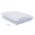vidaXL Moskytiéra na dáždnik 220 sieťovina biela Φ330x250 cm