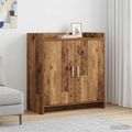 vidaXL Servírovacia skriňa Staré drevo 72 x 36 x 80 cm