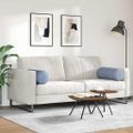 vidaXL Podložkové vankúše 2 pcs Modrá Ø 25 x 70 cm Kordúrová tkanina