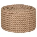 vidaXL Lano zo 100% juty 20 mm 100 m