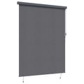 vidaXL Roleta Antracitová 220 x 250 cm Textil a hliník