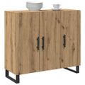 vidaXL Servírovacia skriňa Remeselný dub 90 x 34 x 80 cm