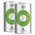 Nabíjacia batéria GP ReCyko 3000 (D) 2 ks