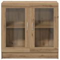 vidaXL Knižnica dub artisan 82,5x30,5x80 cm kompozitné drevo