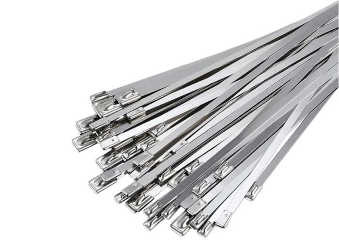 Sťahovacie pásky oceľové nerezové 150 x 7,9 mm, 25 ks/balenie