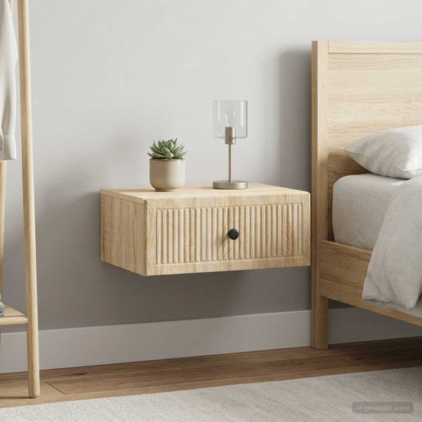 vidaXL Nočný stolík 2 ks Dub sonoma 49 x 34,5 x 20 cm Kompozitné drevo