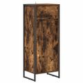 vidaXL Kúpeľňová skriňa Dymová dub 40 x 30 x 100 cm Kompozitné drevo