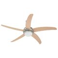 vidaXL Stropný ventilátor s osvetlením a diaľkovým ovládaním Ø 130 cm