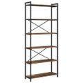 vidaXL Regál na knihy 80 x 30 x 189,5 cm Kompozitné drevo Staré drevo