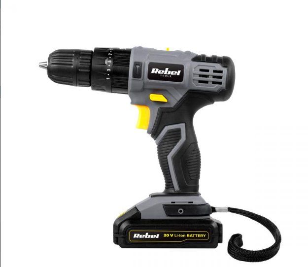Vŕtačka príklepová AKU REBEL TOOLS RB-1002 Vŕtačka príklepová AKU REBEL TOOLS RB-1002