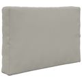vidaXL Vankúš na vonkajšiu pohovku Polyester Sivá 60 x 60 cm