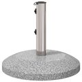 vidaXL Základňa na slnečník pre pól 40-50 mm 26.45 kg Sivá