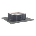 vidaXL Podložka pod bazén 274 x 274 x 0,1 cm Štvorcový Svetlosivá