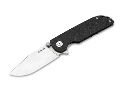Böker Manufaktur Solingen 110665 Sherman vreckový nôž 7,5 cm, uhlíkové vlákno