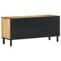 VidaXL TV skrinka Hnedá 100x33x46 cm Masívne drevo Mango