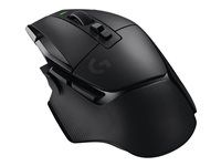 Myš - optický - 8 tlačidiel - bezdrôtový - 2,4 GHz - prijímač USB Logitech LIGHTSPEED - čierna