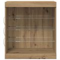 vidaXL LED komoda Remeselný dub 60,5 x 37 x 67 cm Kompozitné drevo