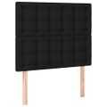 vidaXL Posteľný rám boxspring s matracom čierny 80x200 cm látka